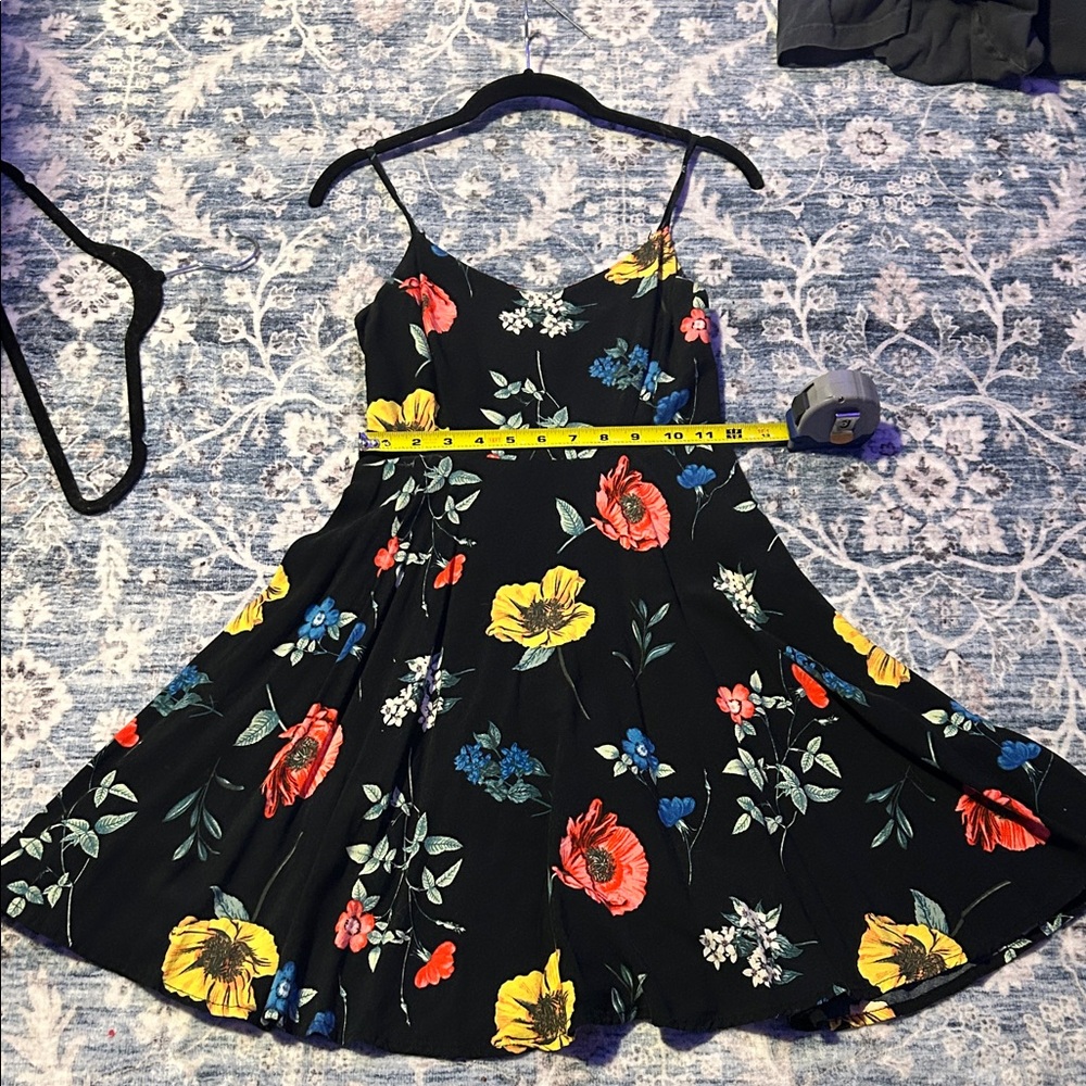 Old Navy Black Floral Dress
